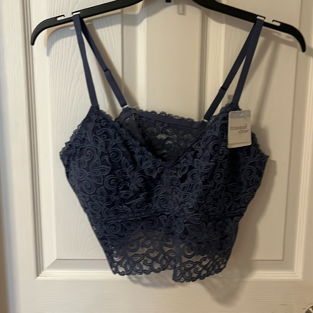 NWT Tranquil &True blue bralette. Size 1X.